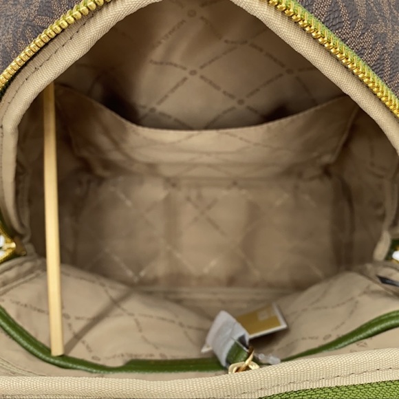 MICHAEL KORS ERIN MEDIUM BACKPACK EVERGREEN - Picture 8 of 16